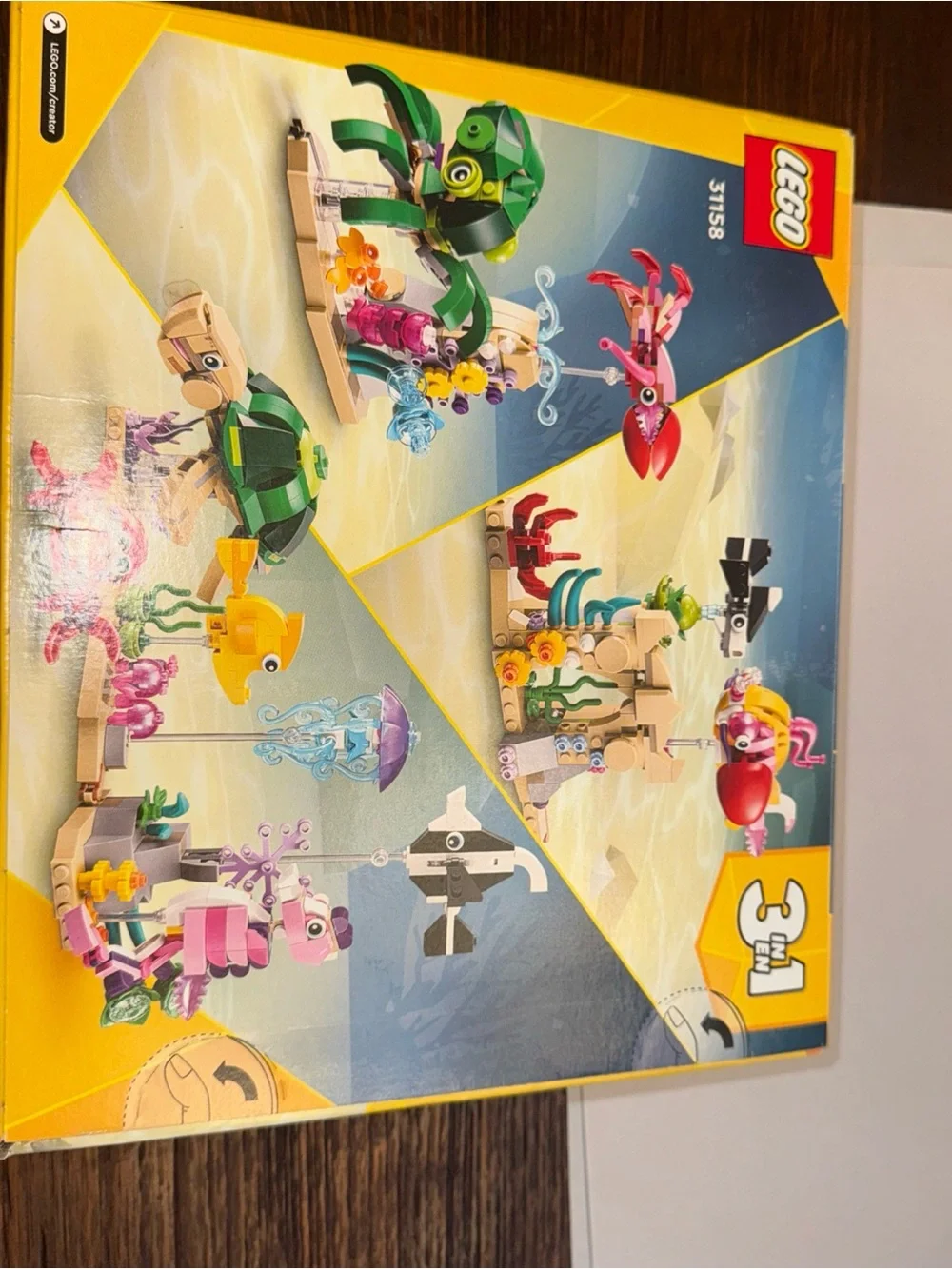LEGO Creator 3 in 1 Sea Animals 31158 421 Pieces Brand New Factory Sealed